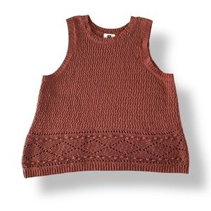 [Universal Thread] Orange Sleeveless Knit Top